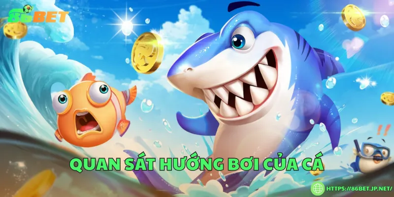 6+ Lưu ý khi chơi game bắn cá Quan sát hướng bơi của cá